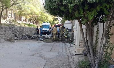 جان باختن یک نفر در آتش سوزی دانشگاه تهران