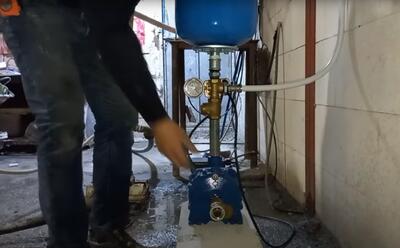 نحوه نصب پمپ آب خانگی با منبع انبساط با نکات مهم / فیلم
