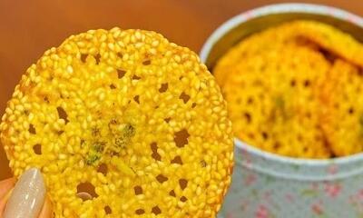 دستور تهیه سوهان توری زعفرانی / چای پاییزی تان را با سوهان توری خوشمزه تر کنید
