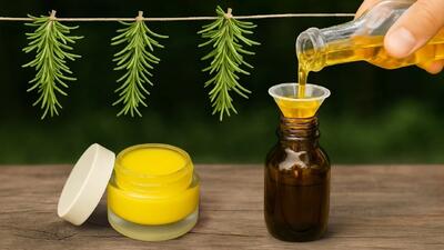 نحوه استفاده از رزماری در خانه: روش طبیعی و سریع برای ساخت پماد با رز ماری