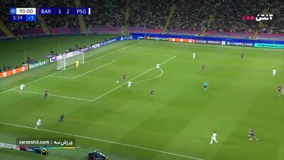 خلاصه بازی بارسلونا و پاری سن ژرمن / ۹ مهر ۱۴۰۴
