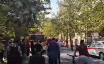 ویدیو / انفجار سیلندر هیدروژن دانشکده فنی دانشگاه تهران