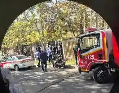  ببینید| اولین تصاویر از حادثه انفجار سیلندر هیدروژن دانشکده فنی دانشگاه تهران