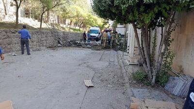انفجار دانشکده مواد دانشگاه تهران +عکس