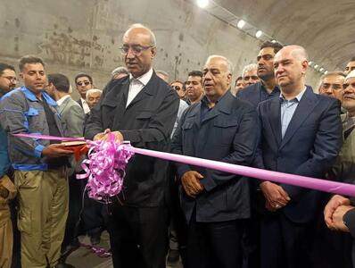 تونل «سیاه‌طاهر» ثلاث باباجانی مزین به نام سردار شهید حاجی‌‌زاده، افتتاح شد