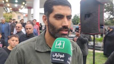 حضور محمد انصاری در مراسم دهمین سالگرد زنده یاد هادی نوروزی