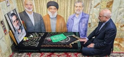 حضور قالیباف بر مزار شهید حاج رمضان+ تصویر