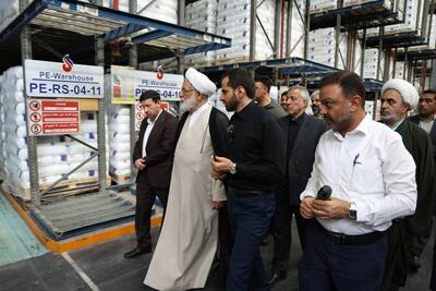 تقدیر  حجت‌الاسلام و المسلمین منتظری از دستاورد‌ها و تلاش کارکنان  پلیمر آریاساسول برای ارتقای اقتصاد کشور