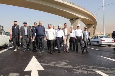 افتتاح سومین مسیر دسترسی پروژه میدان فتح با حضور رئیس پلیس راهور تهران - پارس فوتبال
