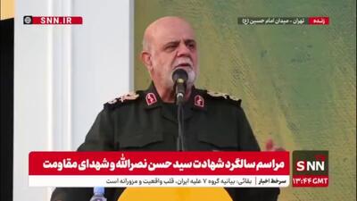 سردار مسجدی: زمزمه هایی برای ترساندن ملت ما وجود دارد که راه بجایی نخواهند برد