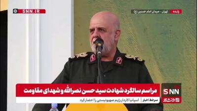 سردار مسجدی:  شهید سید حسن یک عالم ربانی، مجاهد بین المللی، شخصیت کاریزماتیک بود / ما هیچ جنگی را آغاز نکرده ایم