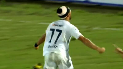  گل اول ملوان به خیبر توسط ابوذر صفرزاده