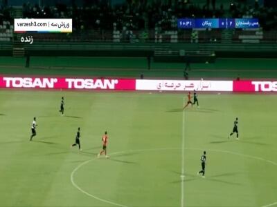 گل سوم مس‌رفسنجان به پیکان توسط VAR رد شد!