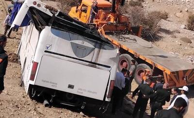 توضیحات پلیس راه درباره احتمال حادثه واژگونی اتوبوس در جاده دماوند-فیروزکوه