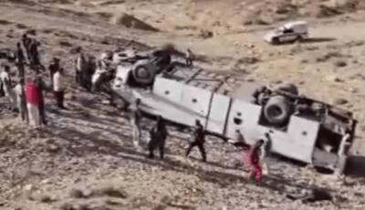 آخرین خبرها از سقوط اتوبوس به دره در جاده دماوند