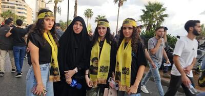 عکس یادگاری آمنه سادات ذبیح‌پور با دختران بی حجاب لبنانی در بیروت (عکس)