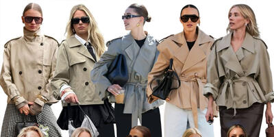  جذاب‌ترین مدل‌های ترنچ کت کوتاه که پاییز امسال خیابان را به آتش می‌کشند - چی بپوشم