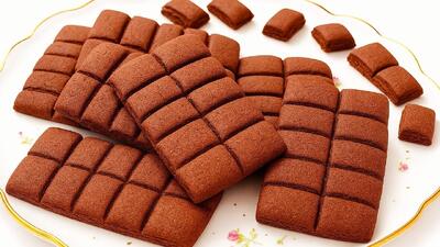 بیسکویت شکلاتی : طرز تهیه کوکی های آسان ۱۵ دقیقه ای !