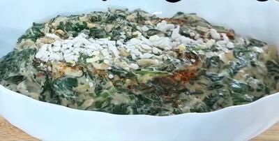 از وقتی یاد گرفتم اسفناج رو اینجوری درست کنم دیگه دلم نمیخواد روش دیگه ای رو امتحان کنم !