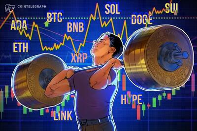 پیش‌بینی قیمت ۱۰ اسفند: بیت‌کوین، اتریوم، ریپل، بایننس‌کوین، سولانا، دوج‌کوین، کاردانو، هایپ، چین‌لینک، سویی