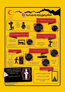  اینفوگرافی/ هنگام وقوع زلزله چه باید کرد؟ | اقتصاد24