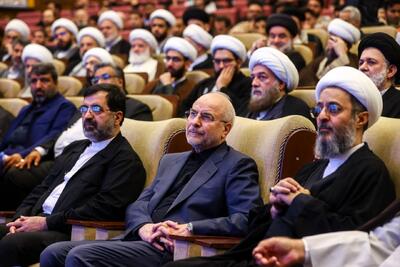 تصاویر: مراسم اولین سالگرد شهادت دبیران کل حزب الله لبنان با حضور قالیباف