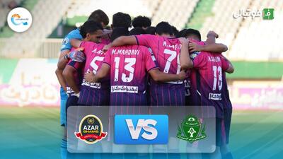 خلاصه بازی آلومینیوم اراک 1-0 شمس آذر قزوین