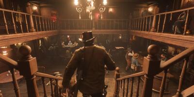 پوستر داچ و شومینه روشن؛ کافه Red Dead Redemption 2 در چین رویایی به نظر می‌رسد!
