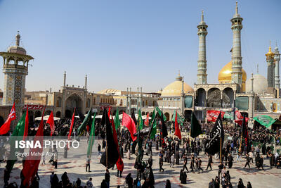 دسته عزاداری خادمان و زائران حرم مطهر حضرت معصومه (س)