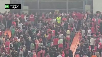  درگیری هواداران پرسپولیس با لیدرهای باشگاه