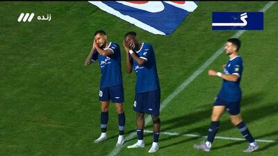 گل اول گل گهر به پرسپولیس (حرکت انفرادی مهدی تیکدری)