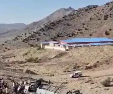 اولین تصاویر از سقوط مرگبار اتوبوس در جاده دماوند- فیروزکوه