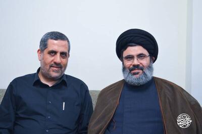 تصویری منتشر نشده از شهیدان سید هاشم صفی‌الدین و حاج رمضان