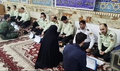 برپایی میز خدمت به مناسبت هفته نیروی انتظامی در آستانه اشرفیه
