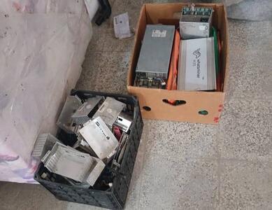 پلیس در شیروان ماینرهای پرمصرف معادل برق ۳۰ خانه را کشف کرد