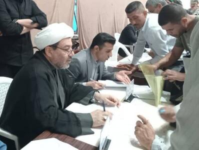 میز خدمت دادگستری خوزستان در نماز جمعه اهواز برگزار شد