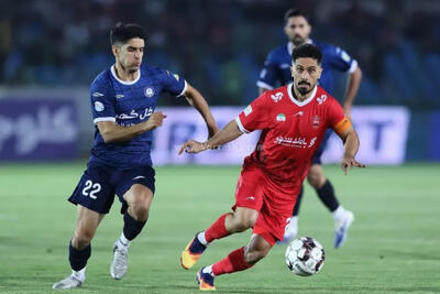 پایان  بازی پرسپولیس (1) - گل گهر (1) + فیلم