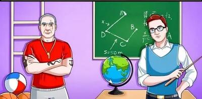  تست هوش : بچه زرنگای میز اول نشین بگن کدوم معلم واقعیه کدوم کیک؟