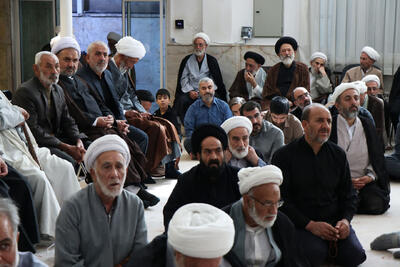 تصاویری از مراسم سوگواری سالروز رحلت حضرت معصومه (س) در دفتر حضرت آیت الله نوری همدانی | شفقنا، آخرین اخبار ایران و جهان