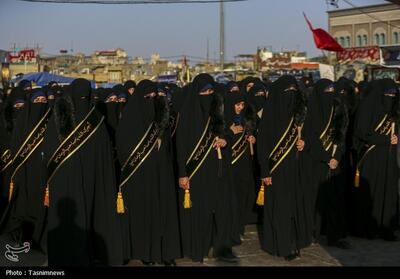 عزاداری خادمان مسجد جمکران در عزای حضرت معصومه(س)- عکس صفحه استان تسنیم | Tasnim