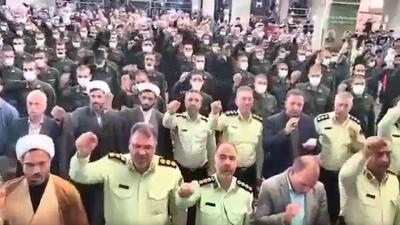 طنین مرگ بر آمریکا و مرگ بر اسرائیل همزمان با آغاز هفته گرامیداشت فراجا + فیلم