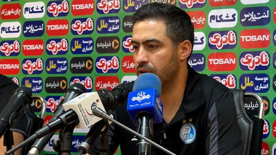 پاسخ خسرو حیدری به خبرنگار هفت ورزشی