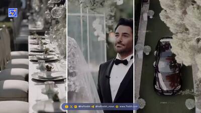 کارت عروسی محمدرضا گلزار و همسر جوانش آیسان