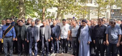 پیکر دانشجوی فقید حادثه آزمایشگاه دانشگاه تهران تشییع شد