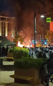 حمله به اقامتگاه رئیس‌جمهور گرجستان
