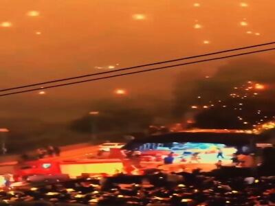 نمایش پهپادها و آتش‌بازی در چین به هرج و مرج کشیده شد!