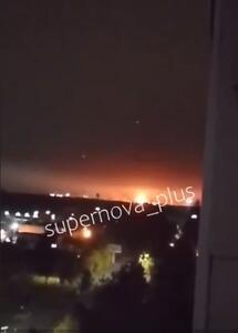 حمله اوکراین به پالایشگاه نفت روسیه در لنینگراد