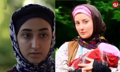 تاریخ وبگردی |«فرانک زن جاوید و قمر خواهر قربان» بازیگران سریال «سوجان» در مراسم اکران یک فیلم