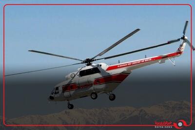  اولین تصویر از محل سقوط بالگرد هلال احمر در اشترانکوه