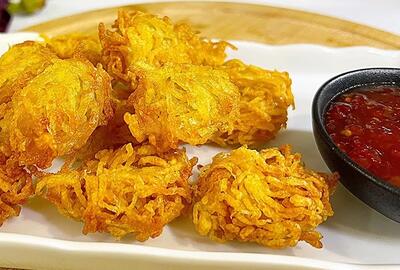 طرز تهیه سیب زمینی چیپسی توپی ترد و برشته و شیک سیب زمینی به این خوشمزگی نخوردی شگفت انگیزه با مواد